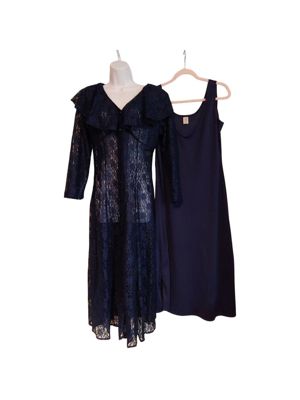 VTG Dana Scott Lace Dress Coat Dark Fairy Fairy Festival Mother of the Bride
